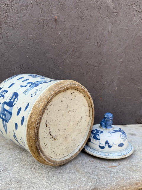 Dekselvaas met symbolen